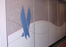 Airline Indoor Custom Decorative Wall Laminate