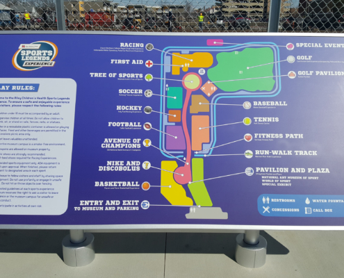 Indianapolis Children's Museum Wayfinding Map
