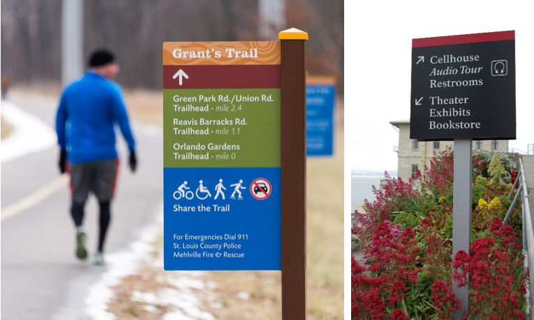 Custom Outdoor Wayfinding Sign