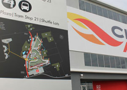 Outdoor Wall Laminate at Circuit of the Americas