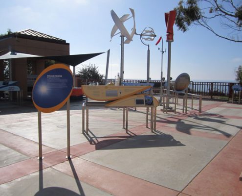 Outdoor Information Graphic Sign at Birch Aquarium at Scripps