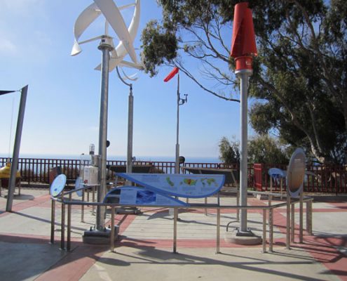 Outdoor Information Graphic Sign at Birch Aquarium at Scripps