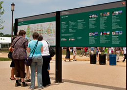 Custom Outdoor Wayfinding Signs