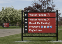 Custom Outdoor Wayfinding Signs