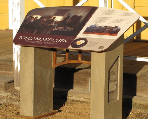 Outdoor Custom Information Signage