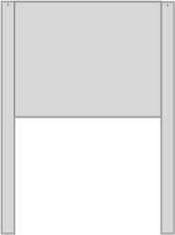 iZone Double Upright Bracketed Option