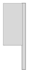 iZone Single Upright Slotted Option